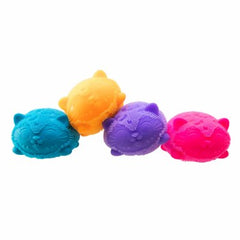 Schylling Nee Doh Wild Cats Fuzz Ball 3 Inch Squish Ball Fidget Toy
