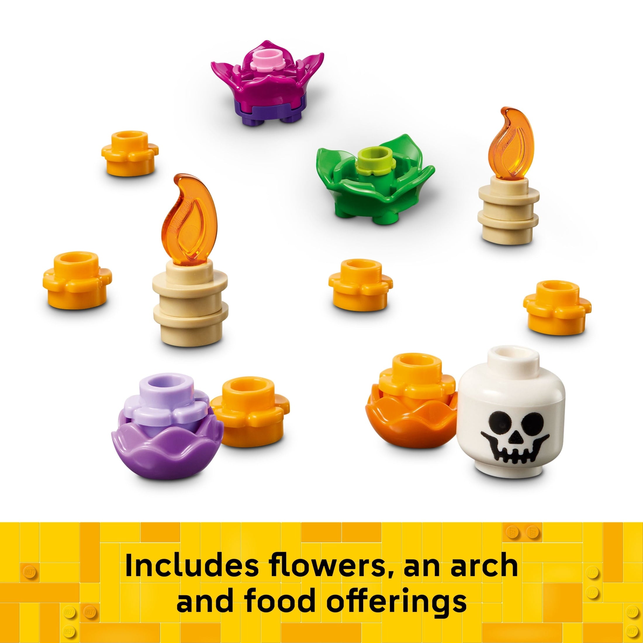 LEGO Altar of the Dead - Day of the Dead Decoration for Home - Building Toy for Boys & Girls, Ages 9+ - Día De Los Muertos Craft for Kids - 40811
