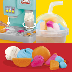 Play-Doh Kitchen Creations Colorful Cafe Playset with 5 Modeling Compound Colors, Play Coffee Toy