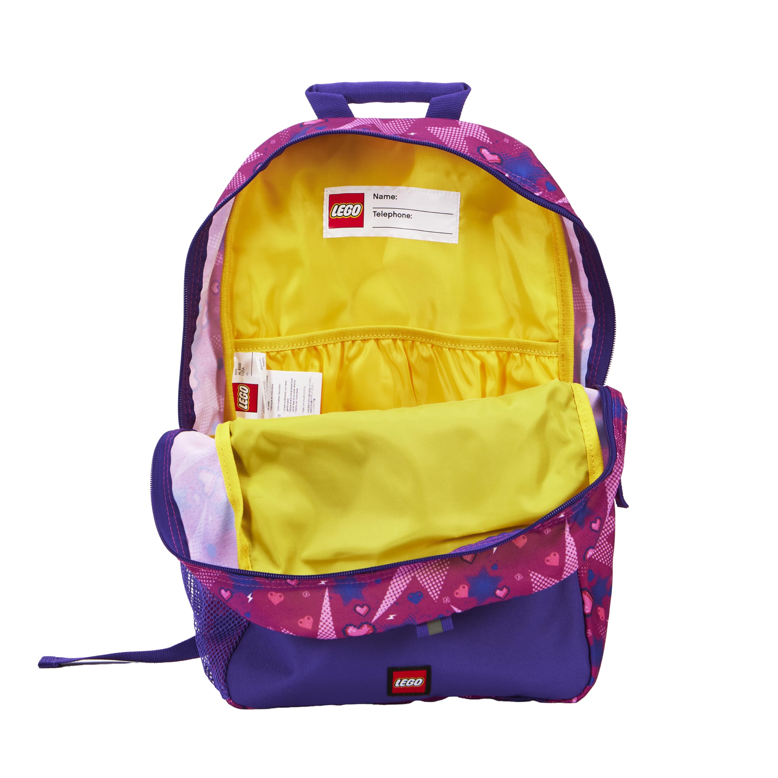 LEGO 16 Inch Character Butterfly Girl Kids School Backpack