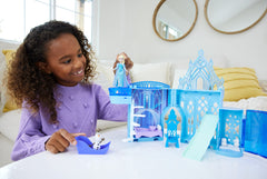 Disney Frozen Elsa’s Ice Palace Storytime Stacking Castle Playset with Small Doll & 8 Pieces