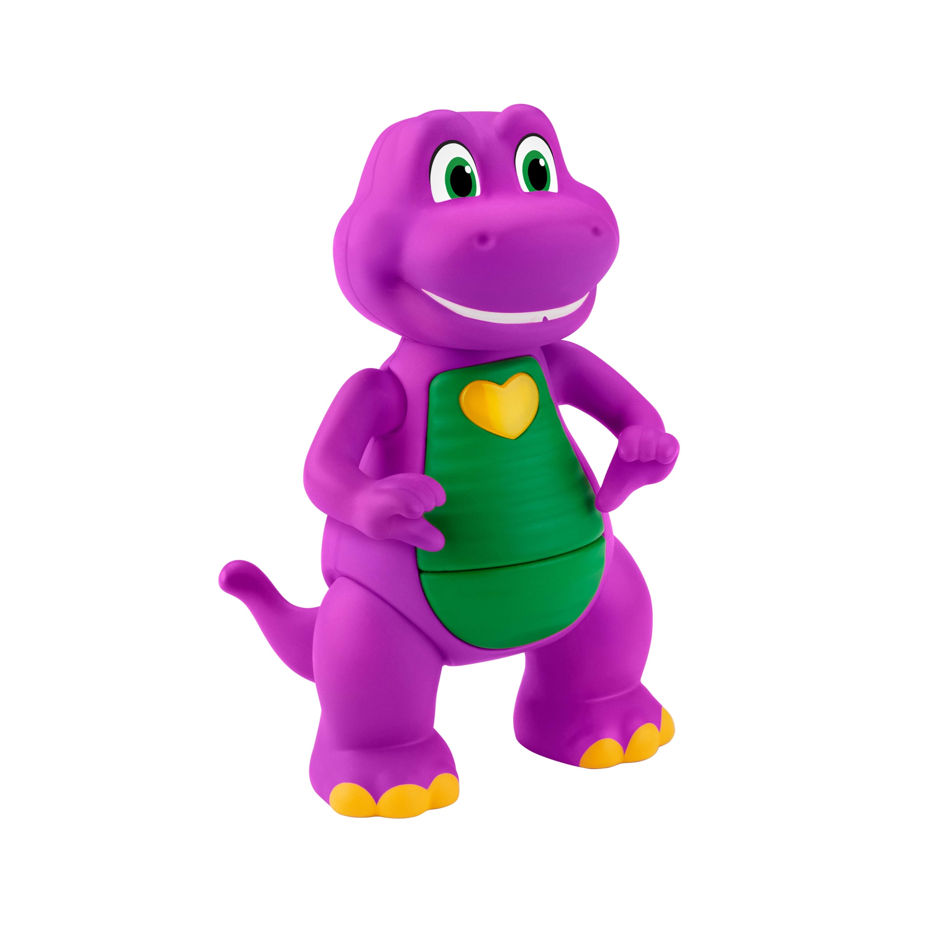 Fisher-Price Barney’s World Heart Hands Barney Toy Figure with Music & Lights for Kids