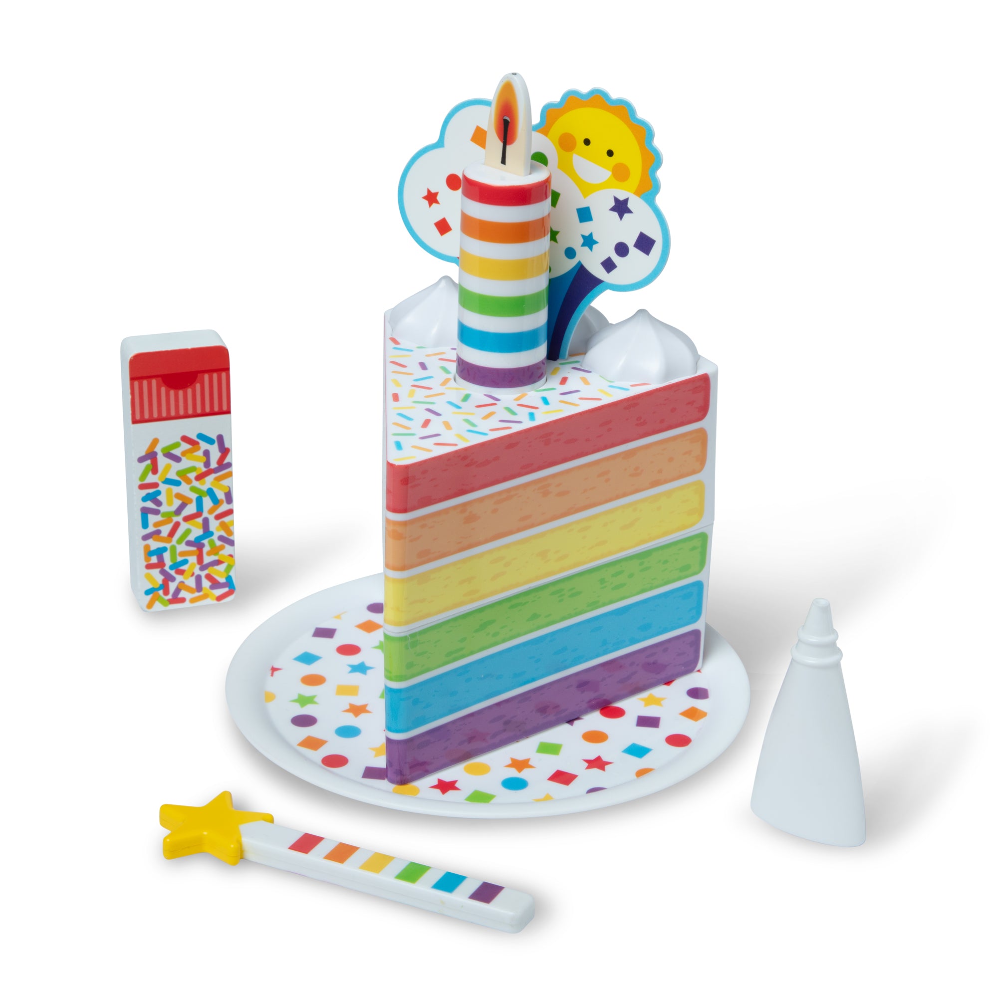 Melissa & Doug Birthday Surprise Keepsake Box 7 Piece Pretend Play Set