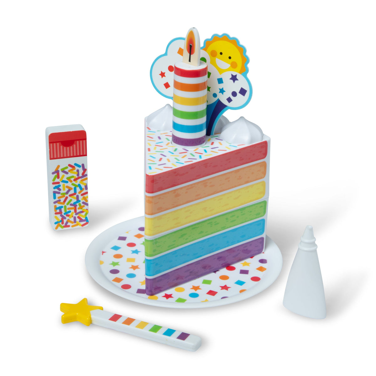 Melissa & Doug Birthday Surprise Keepsake Box 7 Piece Pretend Play Set