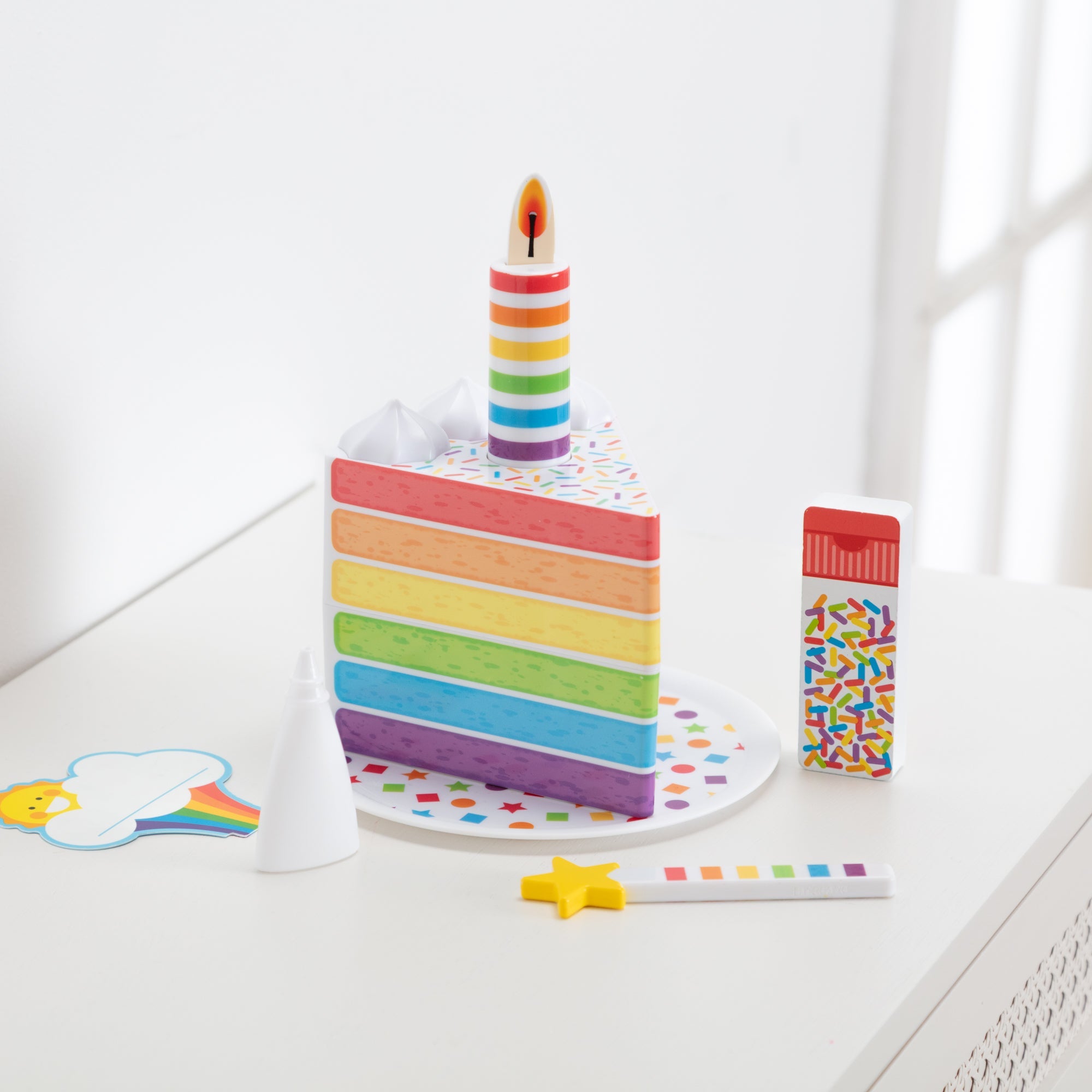 Melissa & Doug Birthday Surprise Keepsake Box 7 Piece Pretend Play Set