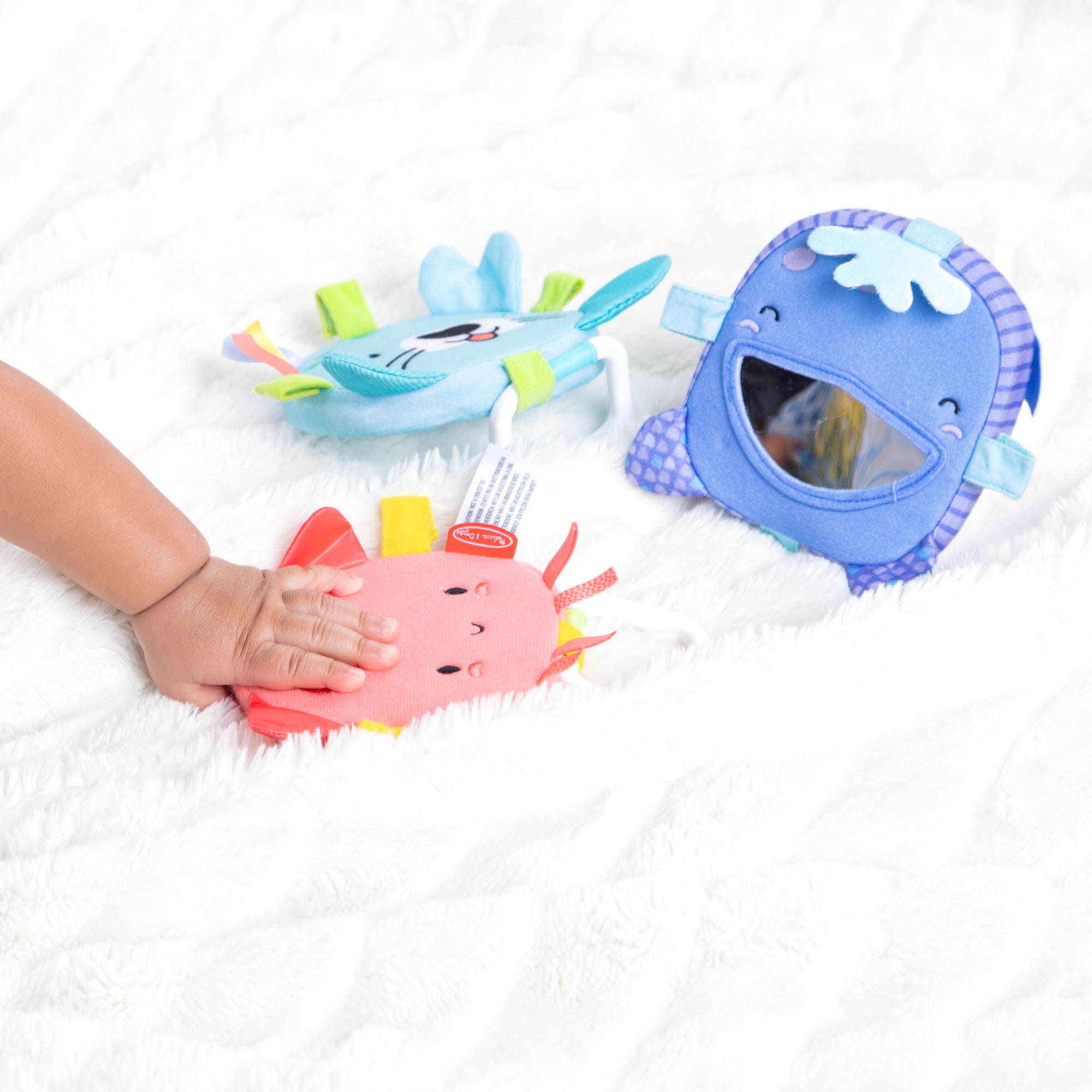 Melissa & Doug Ocean Waves Bounce Back Links Baby Sensory Toy