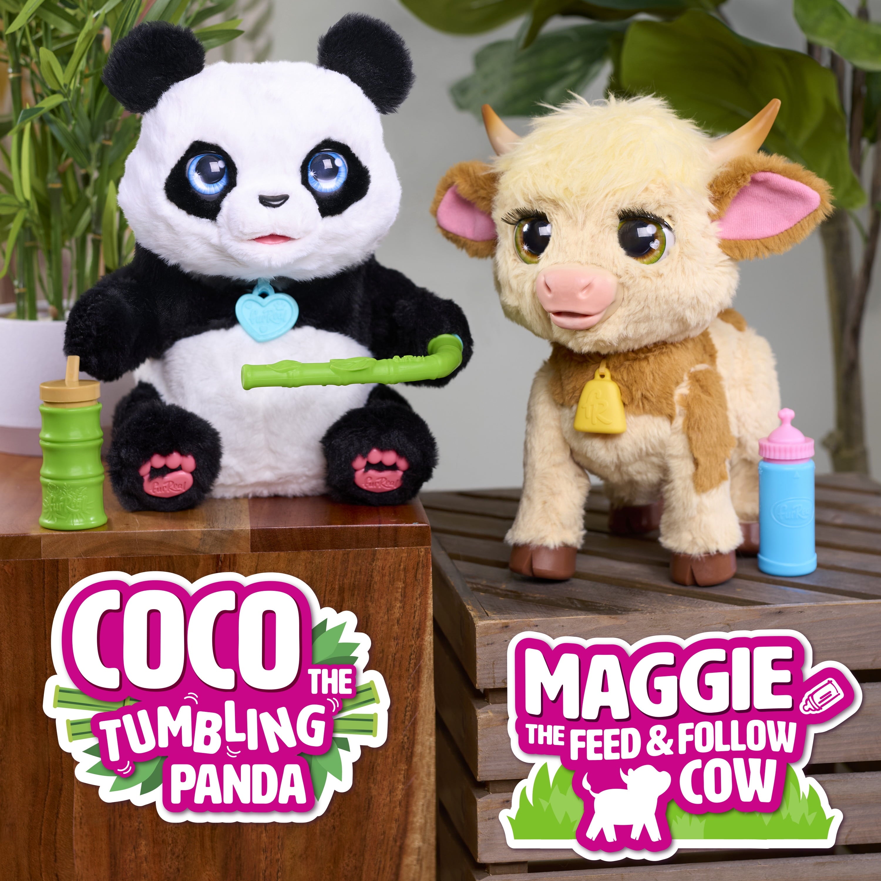 furReal Coco the Tumbling Panda, Interactive Plush Panda, 10.5 Inch Plush, Boys and Girls Ages 4 up