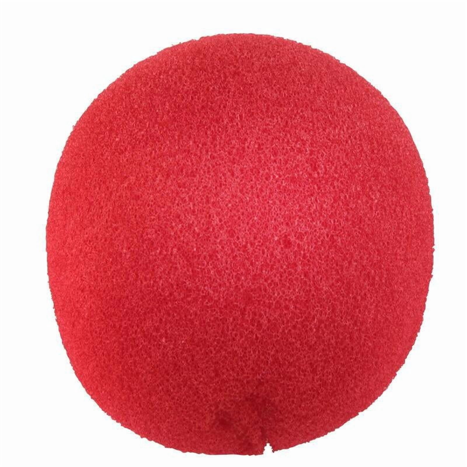XHKUYI Halloween Red Sponge Clown Noses 2 inch, Soft Foam Clown Nose Halloween Party Accessory, Novelty Circus Prop for Adults Carnival Masquerade Stage Performance Theme Party Dress Up