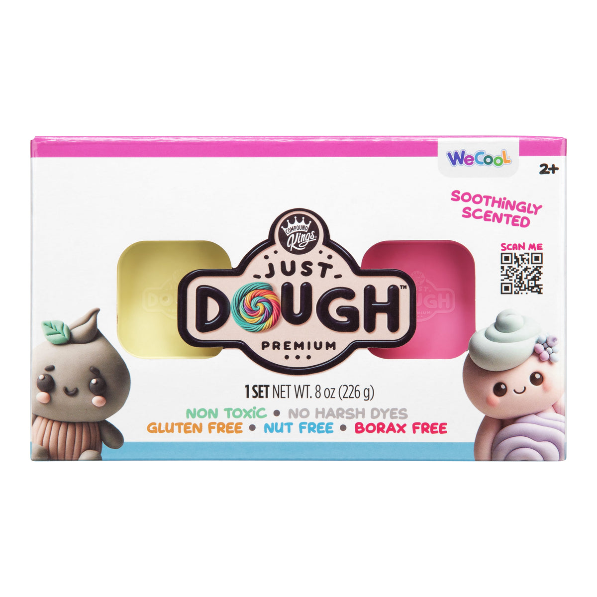 Compound Kings, Scented Modeling Dough Slime, 2 Multicolor Packs for Children Ages 3 and Up