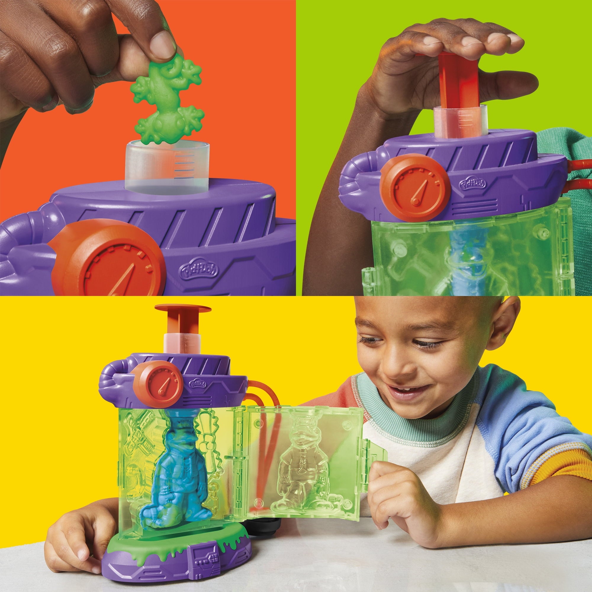 Play-Doh Teenage Mutant Ninja Turtles Mutation Station Playset, Arts & Crafts Toys for Kids, Ages 4+