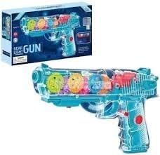 Aarav Toys Transparent Gear Toy with Moving Gears LED Lights and Music