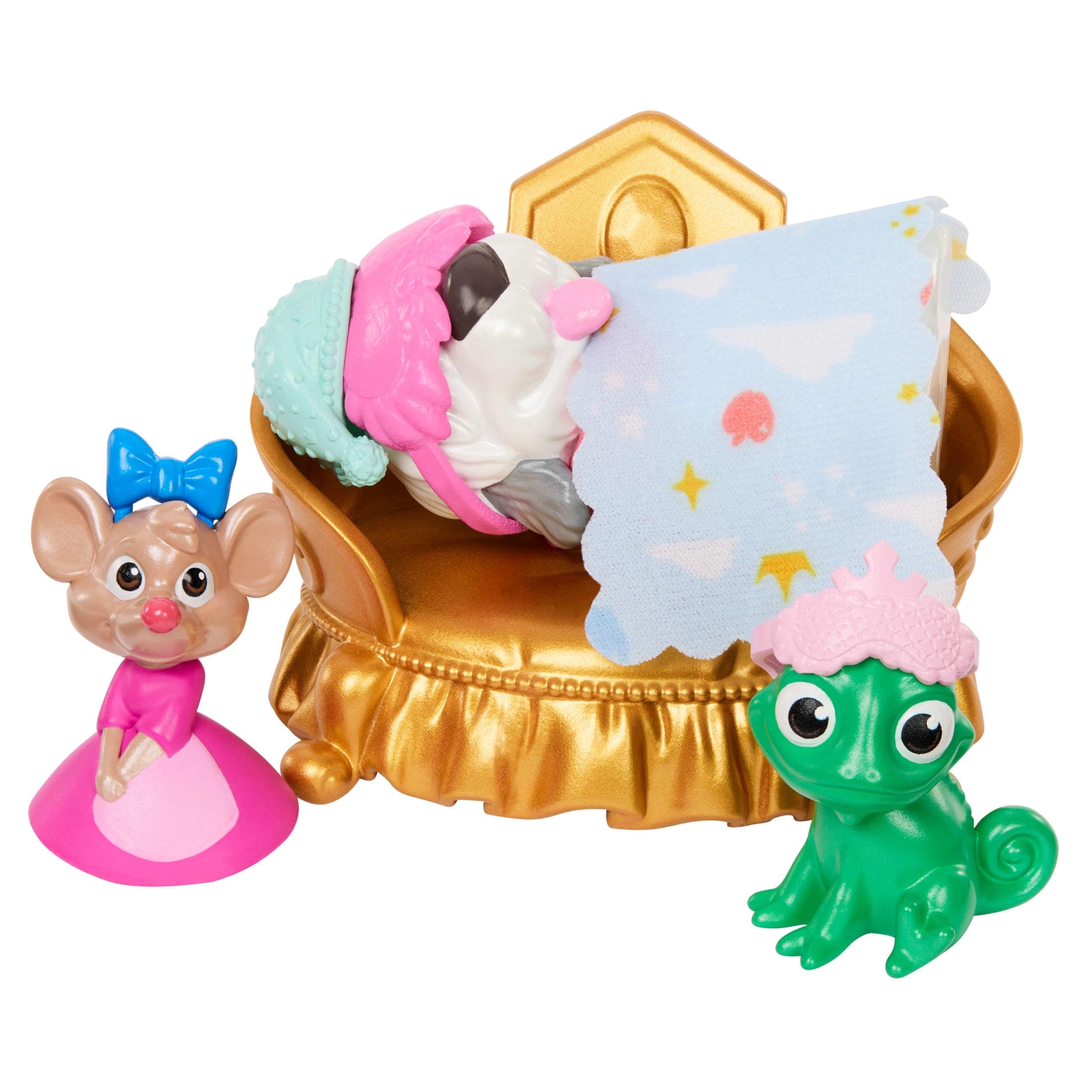 Disney Princess Pet Palace Doll Playset with 7 Play Areas, 3 Animal Friends & 20+ Furniture & Accessories