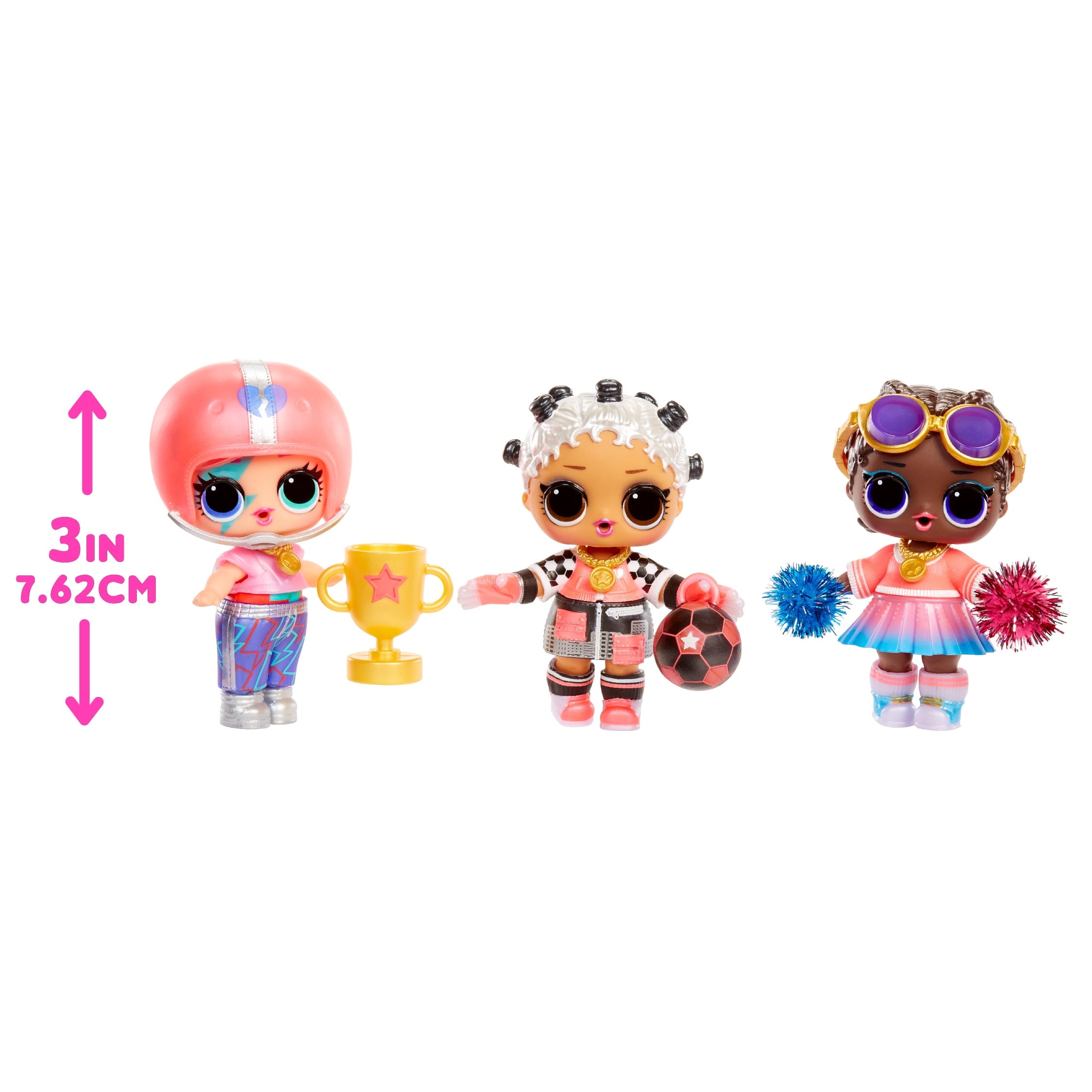 LOL Surprise All Star Sports Vault Collection Tots with Sports-Themed Collectible Doll and 8 Surprises to Unbox Including Matching Accessories – Great Gift for Kids Ages 4+