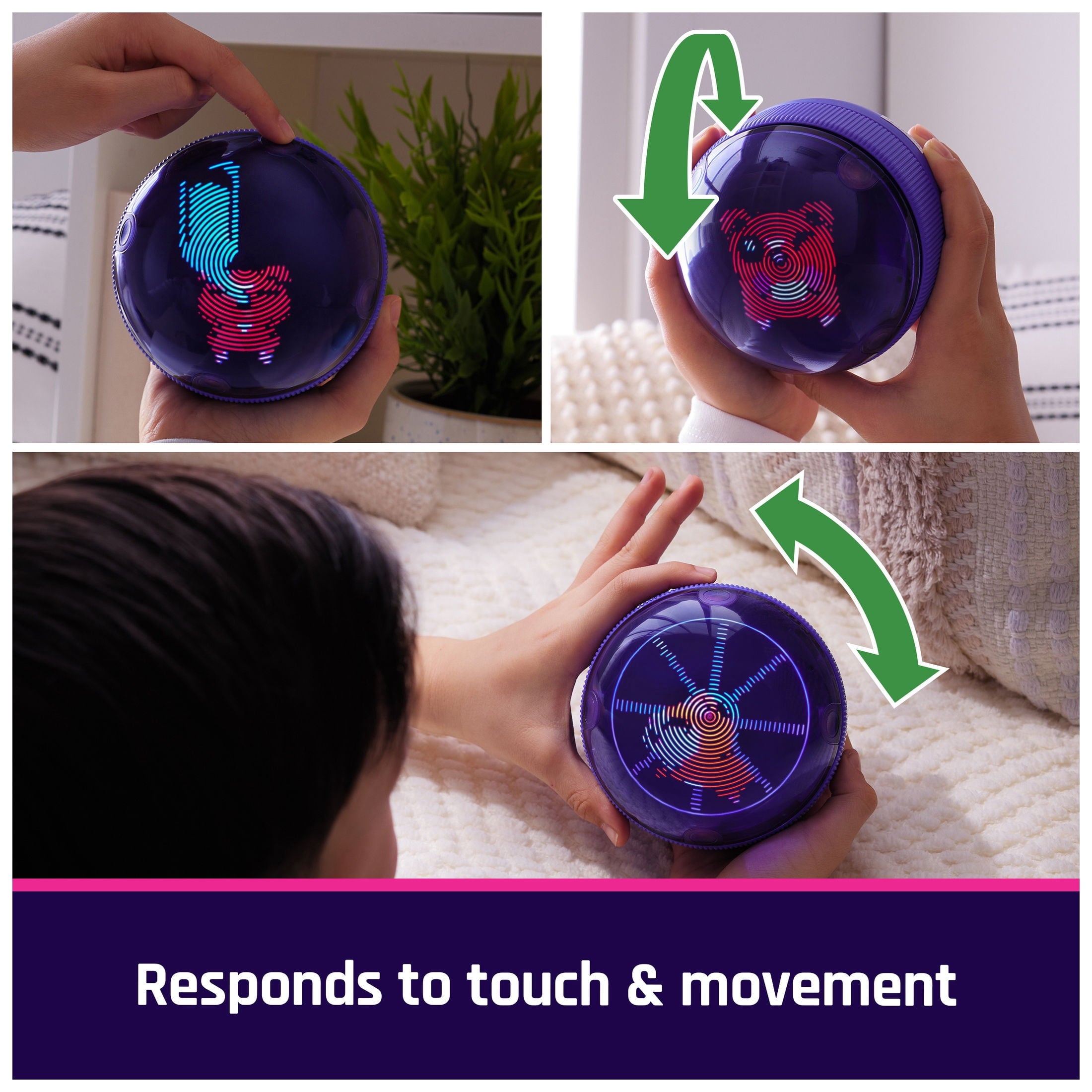 Bitzee, Hamster Ball Interactive Digital Pet, over 20 Characters, Reacts to Touch & Rolls