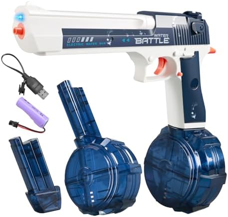 Snowall Electric Water Gun 35 Foot Range Pink or Blue Outdoor Toy