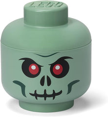 LEGO Green Skeleton Storage Head 5007888 Stackable Storage Box