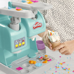 Play-Doh Kitchen Creations Colorful Cafe Playset with 5 Modeling Compound Colors, Play Coffee Toy