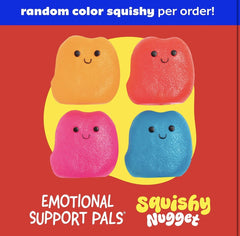 Emotional Support stress relief Pals Squishy Nugget massage balls 1 Count, 2.5 inch
