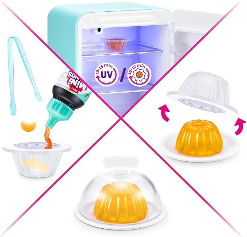 ZURU Mini Brands Fill the Fridge Playset with 3 Mystery Capsules