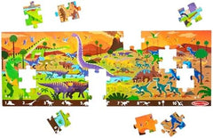 Melissa & Doug Land of Dinosaurs 48 Piece Jumbo Floor Puzzle