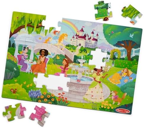 Melissa & Doug Fairy Tale Castle 48 Piece 3 x 2 Foot Jumbo Floor Puzzle