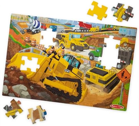 Melissa & Doug Building Site 48 Piece 3 x 2 Foot Jumbo Floor Puzzle