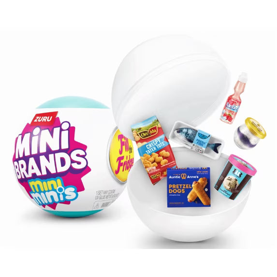 ZURU Mini Brands Fill the Fridge Playset with 3 Mystery Capsules