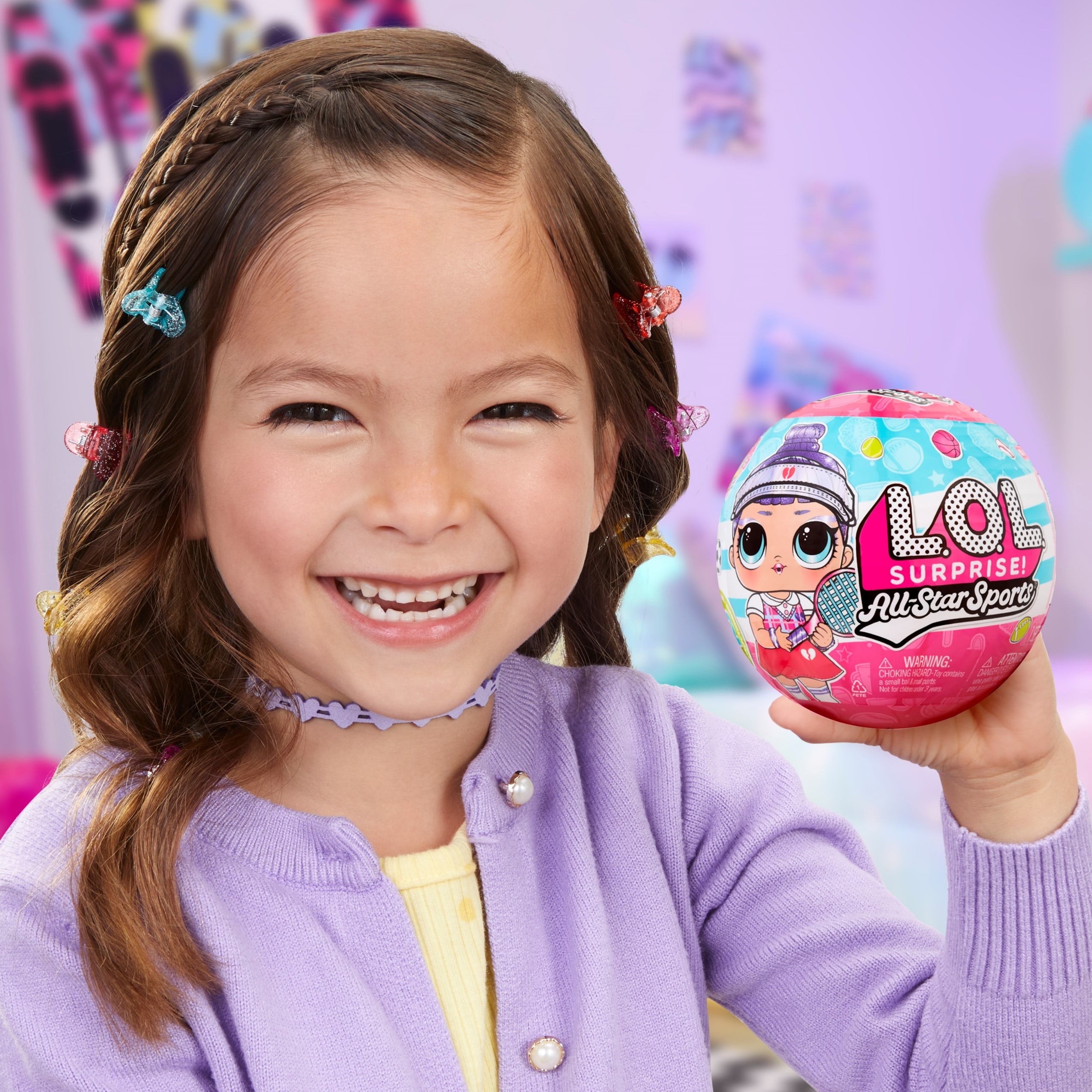 LOL Surprise All Star Sports Vault Collection Tots with Sports-Themed Collectible Doll and 8 Surprises to Unbox Including Matching Accessories – Great Gift for Kids Ages 4+