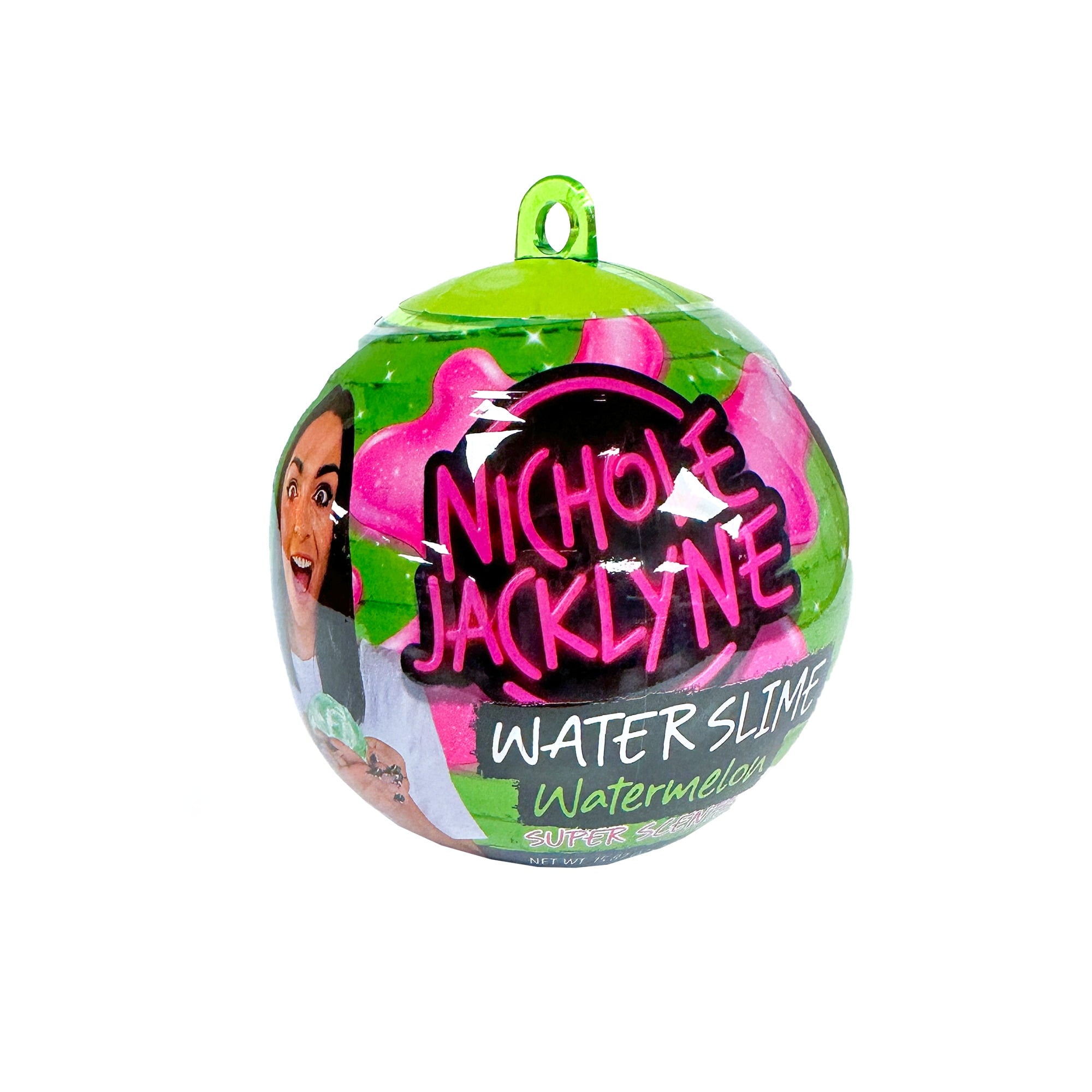 Compound Kings Nichole Jacklyne Water Slime, Green, Watermelon Scented, Fruit Container, Ages 4+