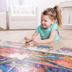 Melissa & Doug Dinosaurs 48 Piece Jumbo Floor Puzzle with Guide