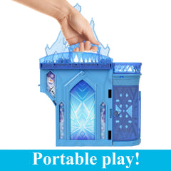Disney Frozen Elsa’s Ice Palace Storytime Stacking Castle Playset with Small Doll & 8 Pieces