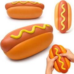 Jumbo Hot Dog Squishy 9.4 Inch Slow Rising Sensory Fidget Toy