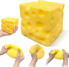 Jumbo Cheese Stress Ball Squeeze Cheese Toy