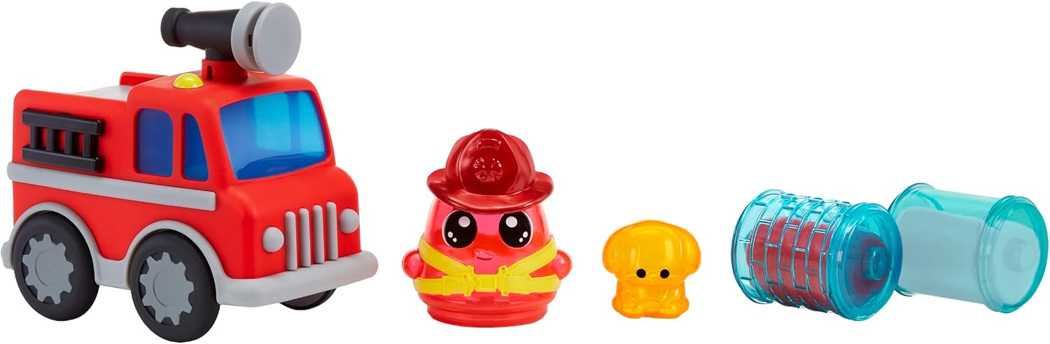 DohKins Fire Truck & Firefighter Never-Dry Scented Dough Playset