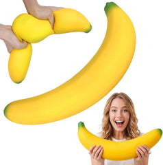 18-Inch Jumbo Banana Squishy Slow Rising Sensory Fidget Toy