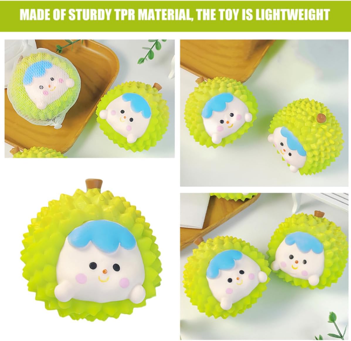 Realistic Fruit Squishy TPR Sensory Fidget Toy