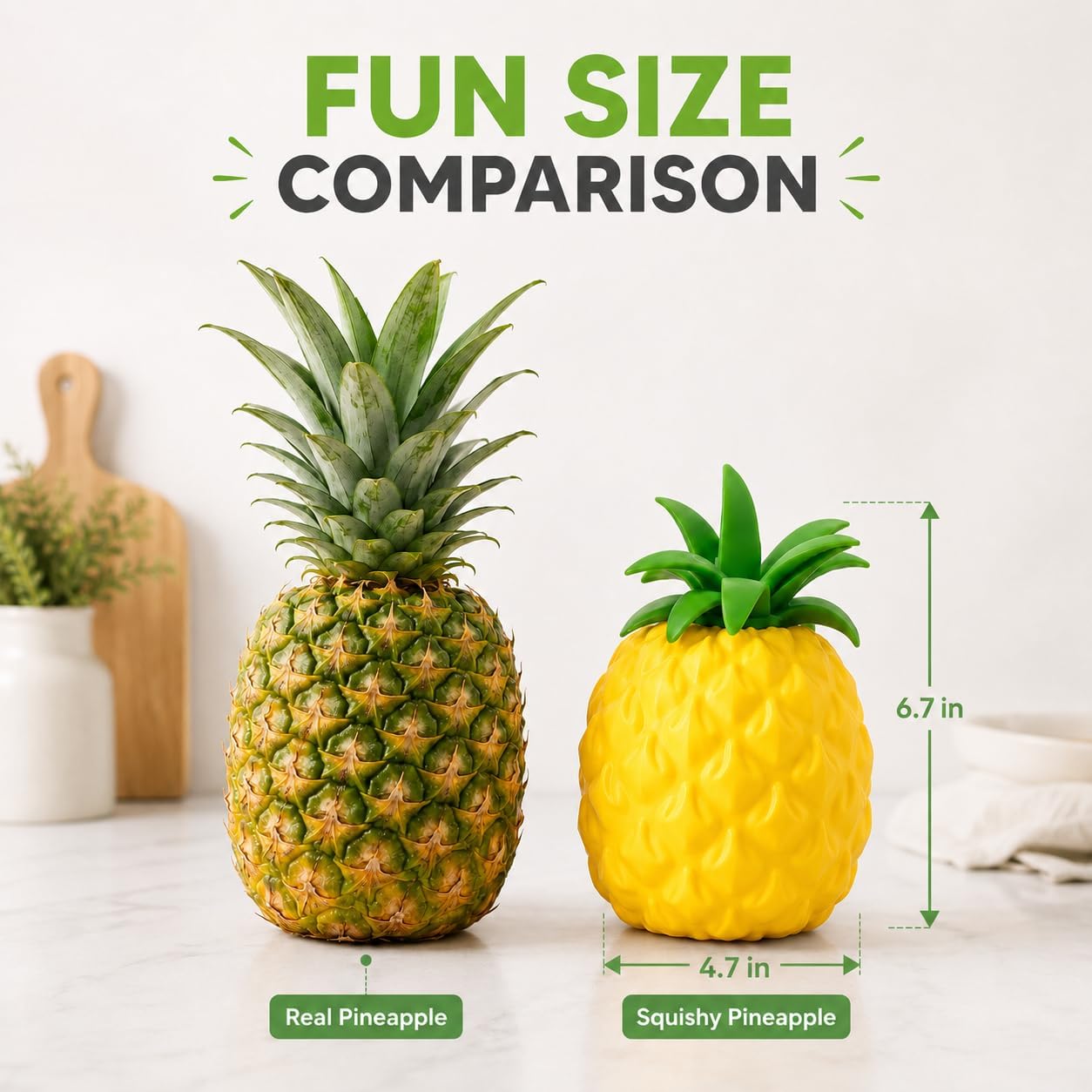 Jumbo Squeezy Pineapple Squishy Sensory Fidget Toy