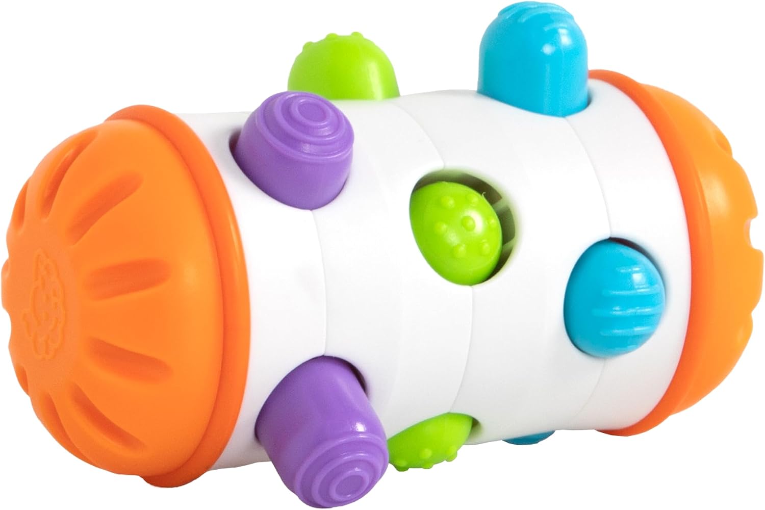 Fat Brain Toys Rolio Sensory Tummy Time Rattle Toy