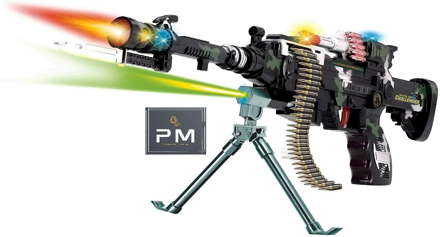 PM Combat 3 Army Commando 22 Inch Light and Sound Pretend Play Toy