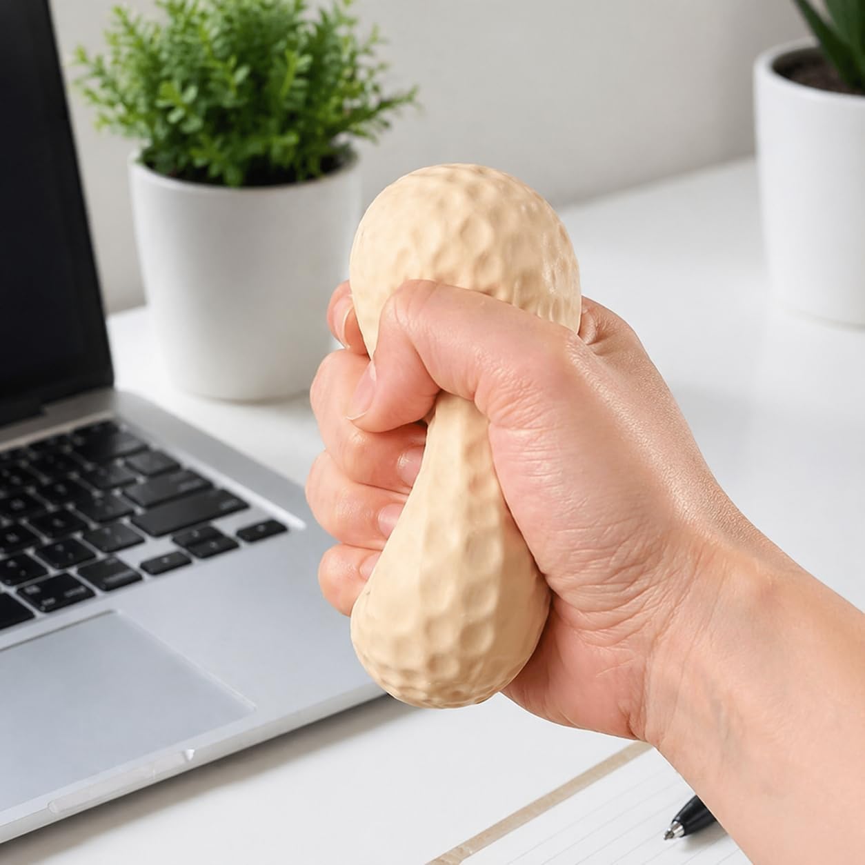Giant Peanut Squishy Slow Rising Sensory Fidget Toy