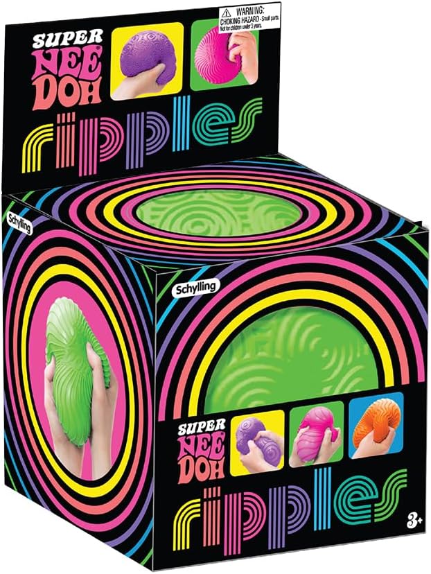 Schylling Ripples Super NeeDoh Sensory Fidget Toy 4.25 Inch