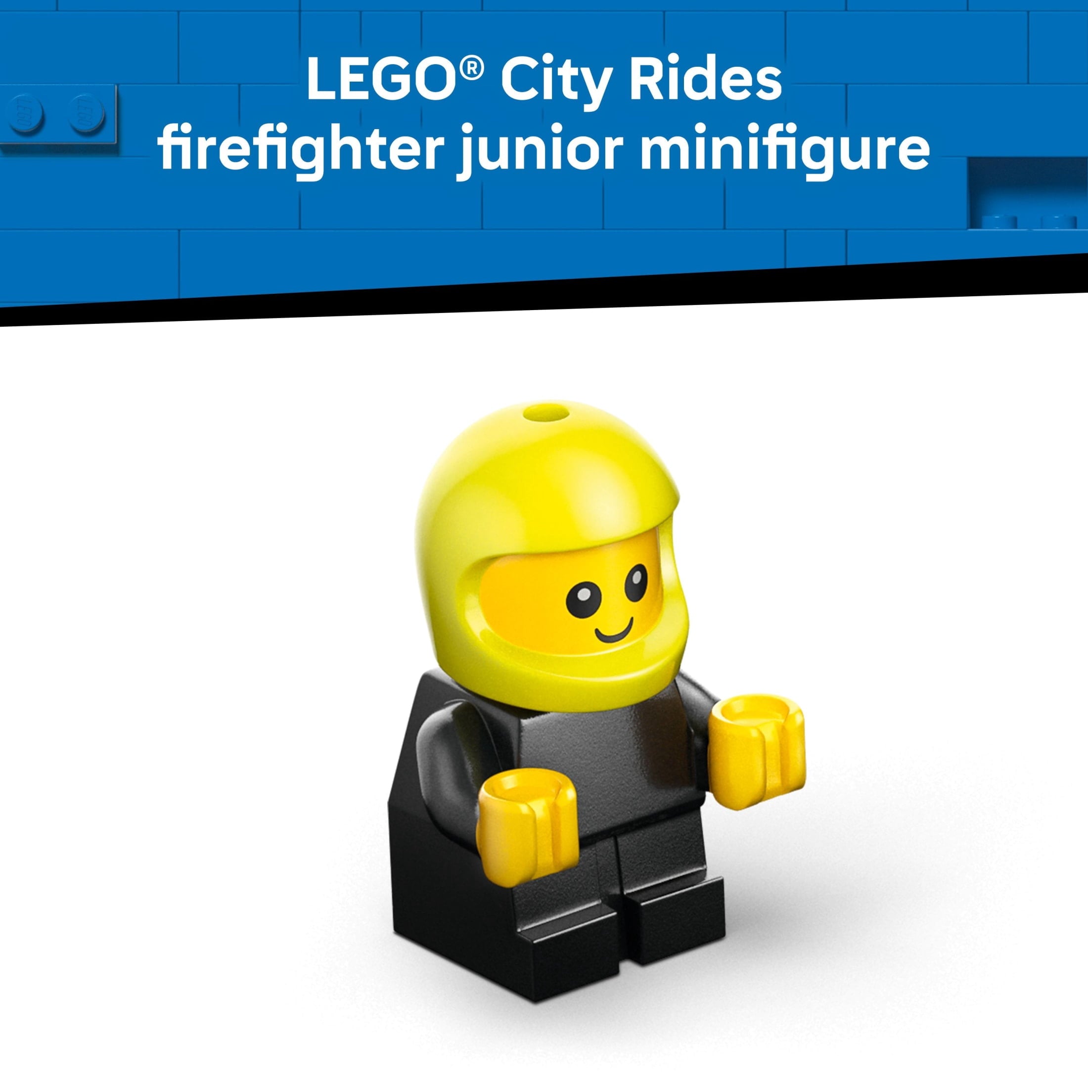 LEGO City Rides – Fire Truck Building Toy for Kids - Emergency Pretend Play for Boys & Girls, Ages 5+ - Toy Truck W/Raisable Ladder & Firefighter Junior Minifigure - Gift Idea for Birthdays - 60482