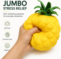 7-Inch Squeezy Pineapple Squishy Sensory Fidget Toy