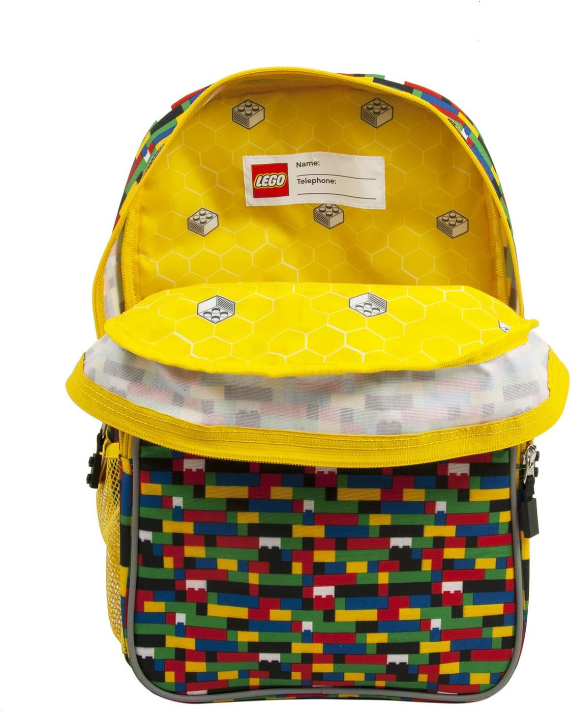 LEGO Iconic Prints Brick Wall Heritage Classic 16 Inch Kids Backpack