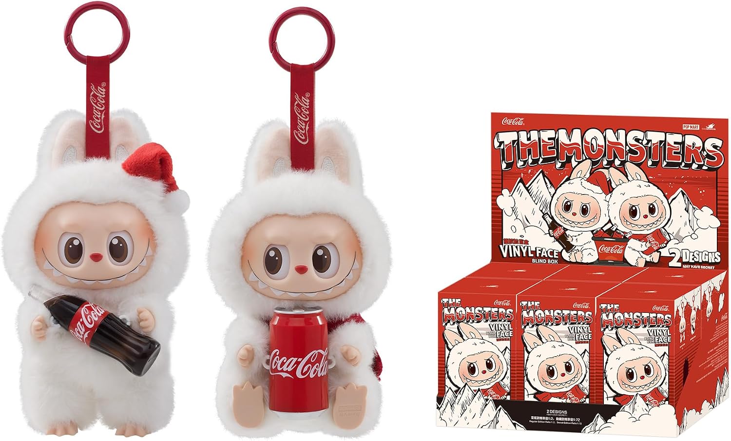 POP MART Labubu Coca-Cola 6.69 Inch Vinyl Face Plush Blind Box