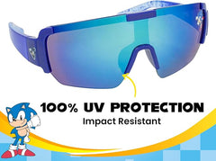 Sonic the Hedgehog boys blue sunglasses