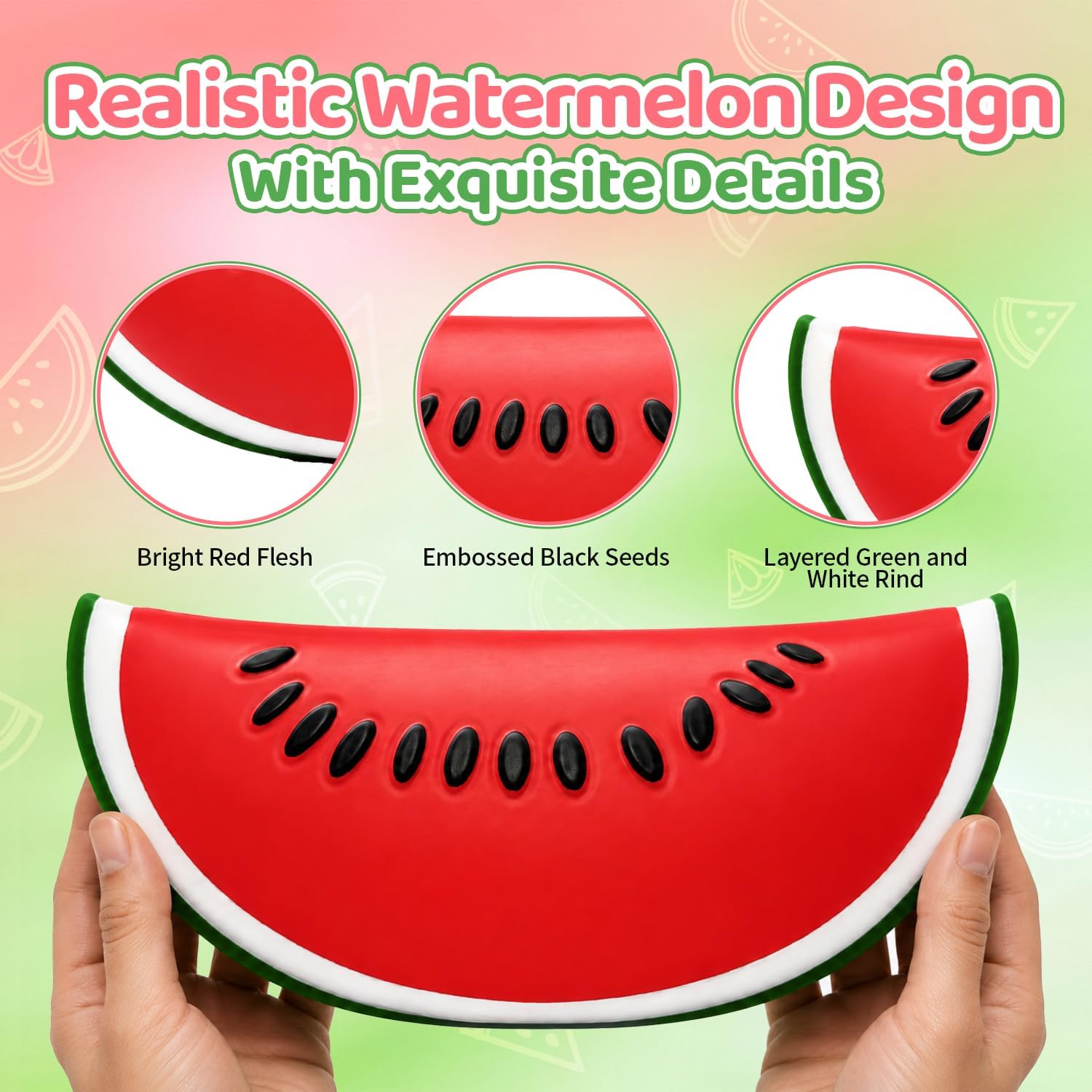 Giant Watermelon Squishy Slow Rising Realistic Sensory Fidget Toy