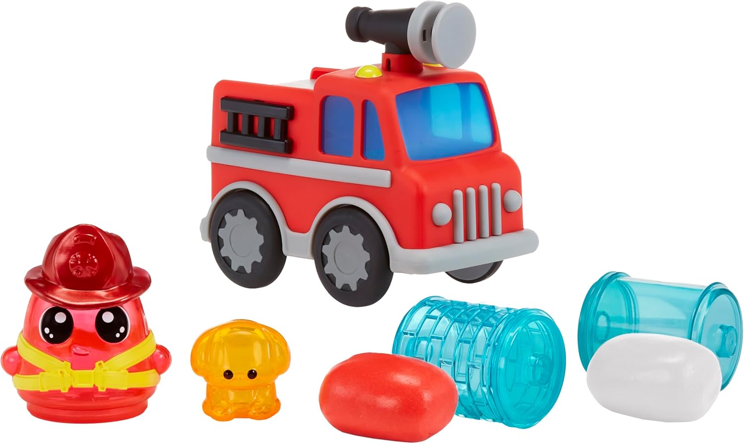 DohKins Fire Truck and Firefighter Never-Dry Scented Dough Playset