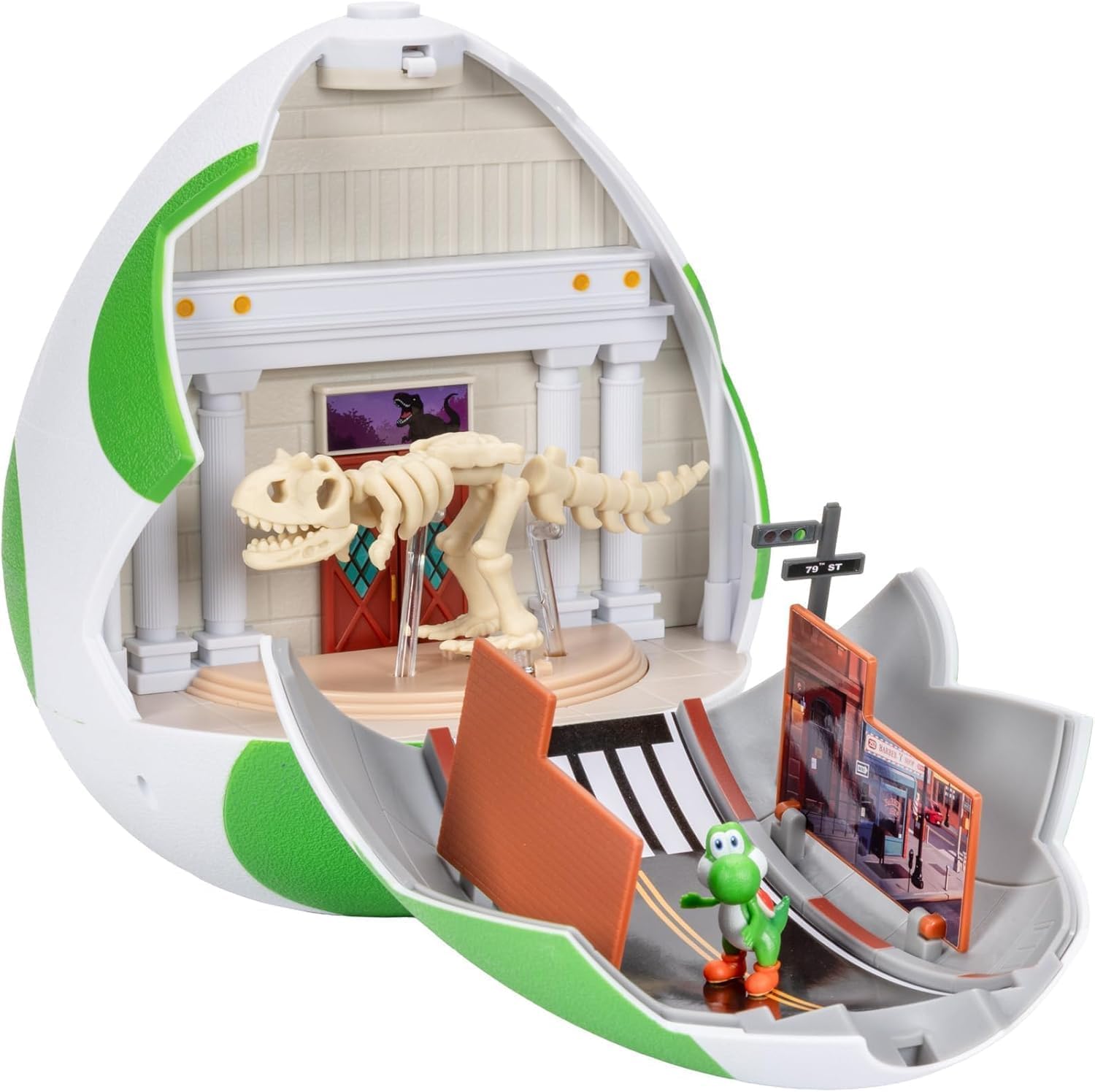 JAKKS Pacific 9 Inch Super Mario Galaxy Yoshi Egg Playset