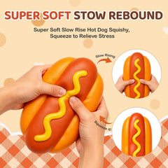Jumbo Hot Dog Squishy 9.4 Inch Slow Rising Sensory Fidget Toy